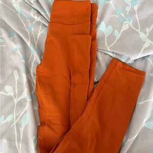 Athleta Kids Orange Leggings